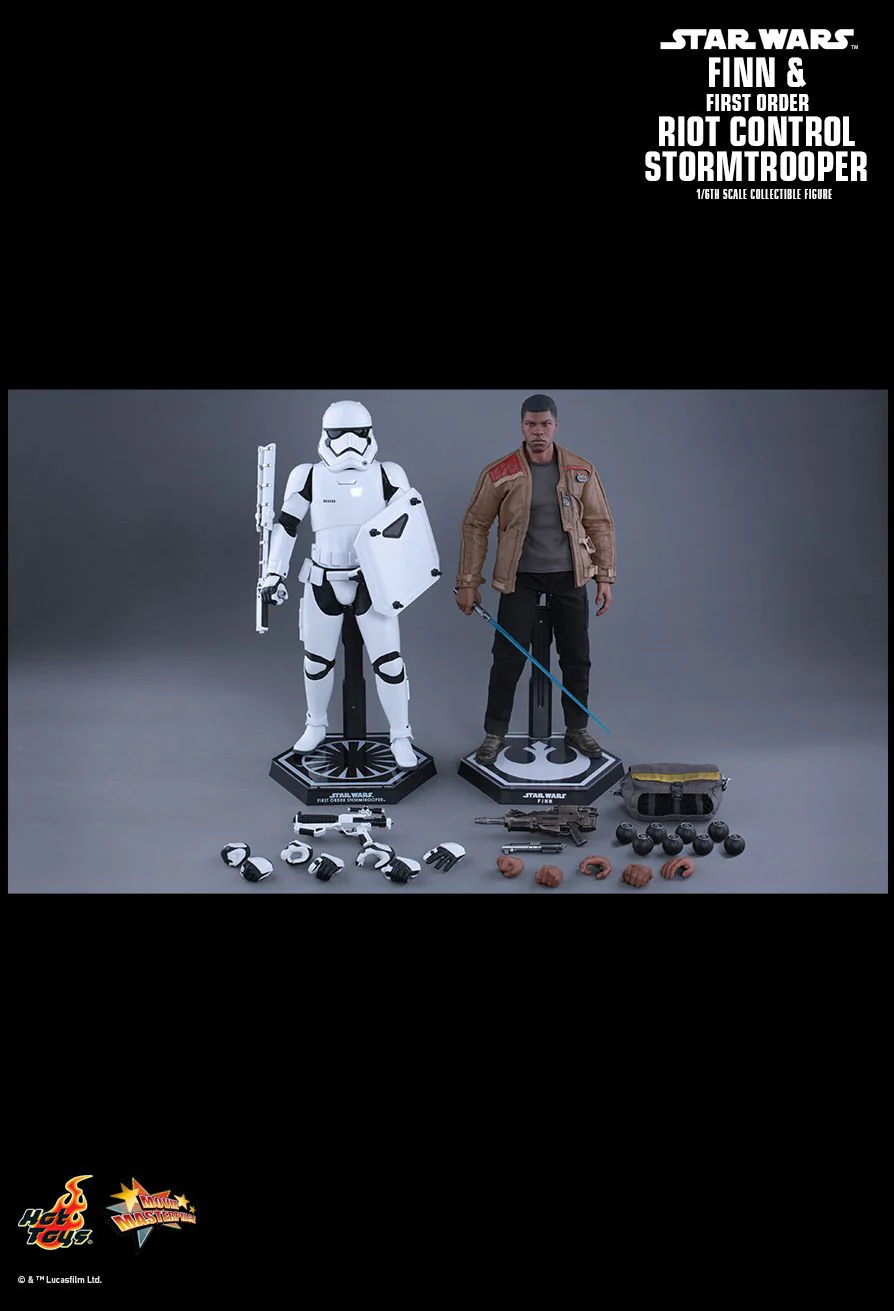 Star Wars Episode VII: Finn and First Order Riot Control Stormtrooper MMS346 - Image 7