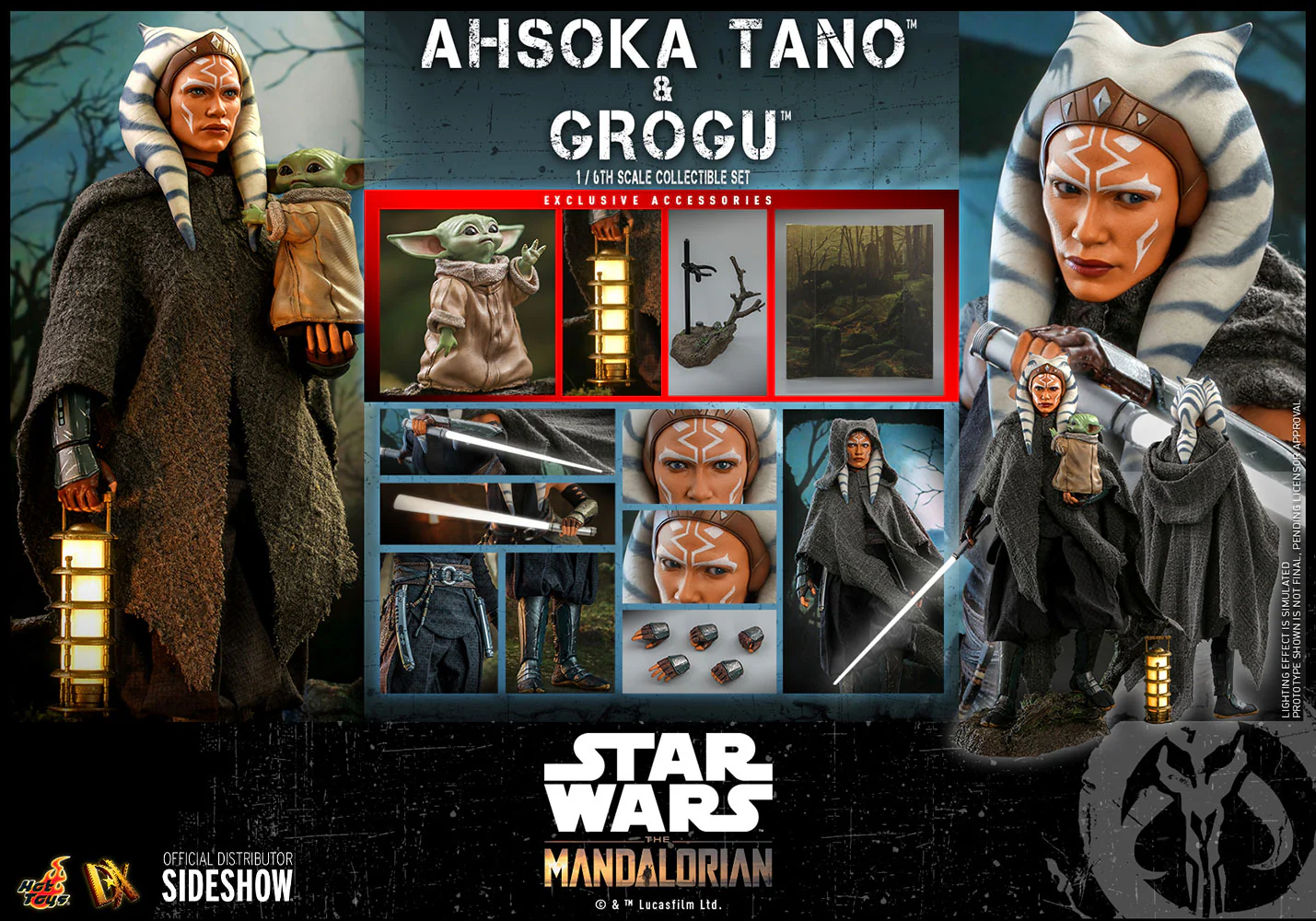 Star Wars The Mandalorian: Ahsoka Tano and Grogu DX21 - Image 15