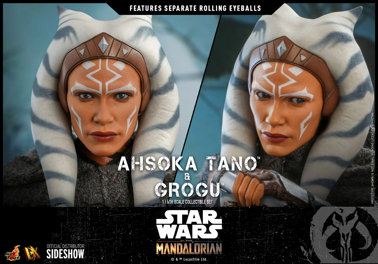 Star Wars The Mandalorian: Ahsoka Tano and Grogu DX21 - Image 9