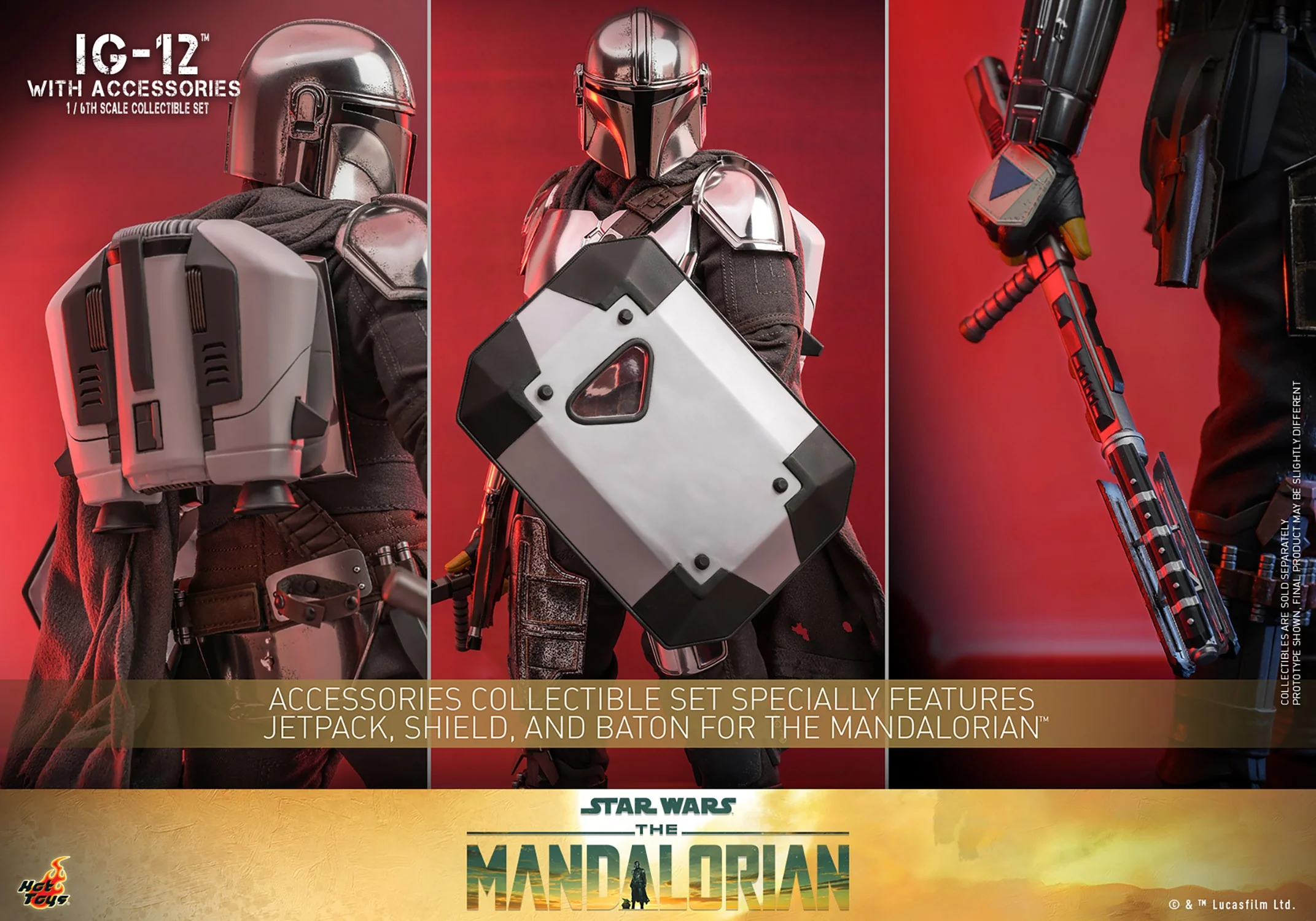 Star Wars The Mandalorian: IG-12 Set with Accessories TMS105 - Image 14
