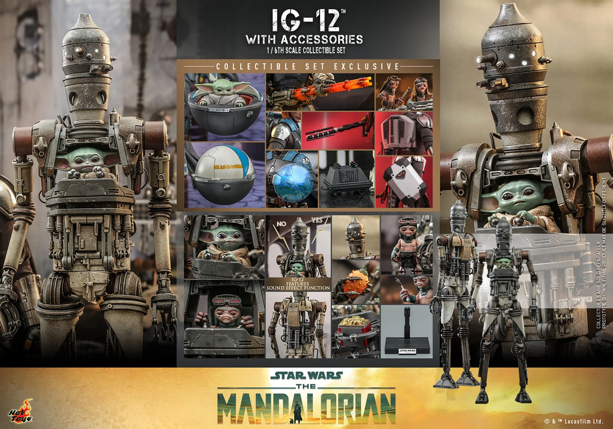 Star Wars The Mandalorian: IG-12 Set with Accessories TMS105 - Image 19