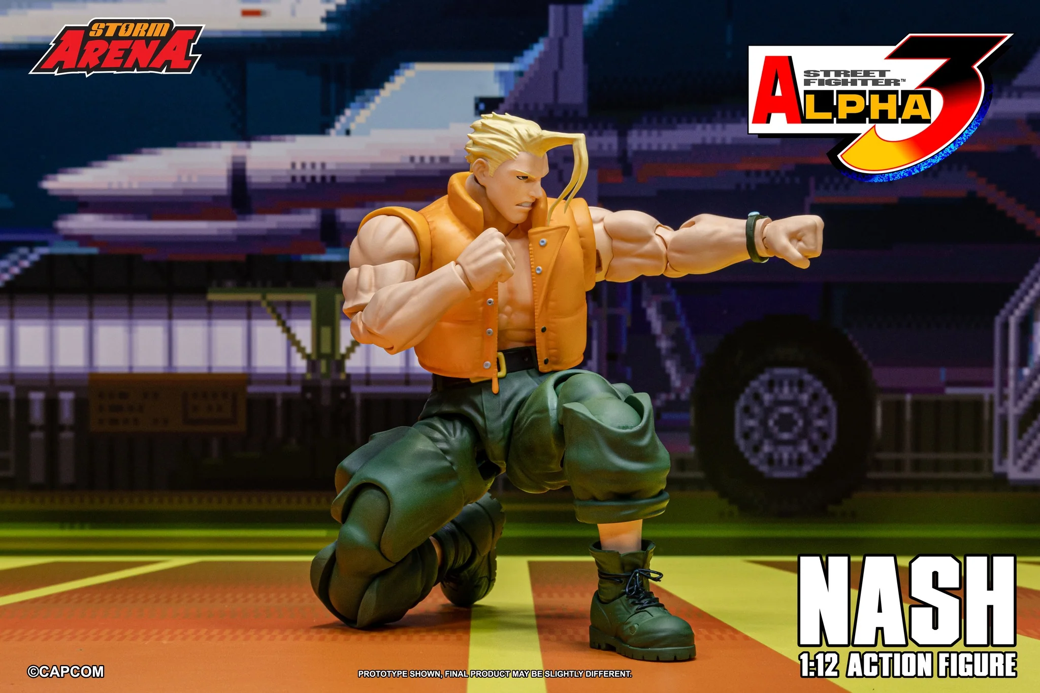 Storm Arena: Street Fighter Alpha 3 - Nash 1/12 Scale Figure EXCLUSIVE - Image 13