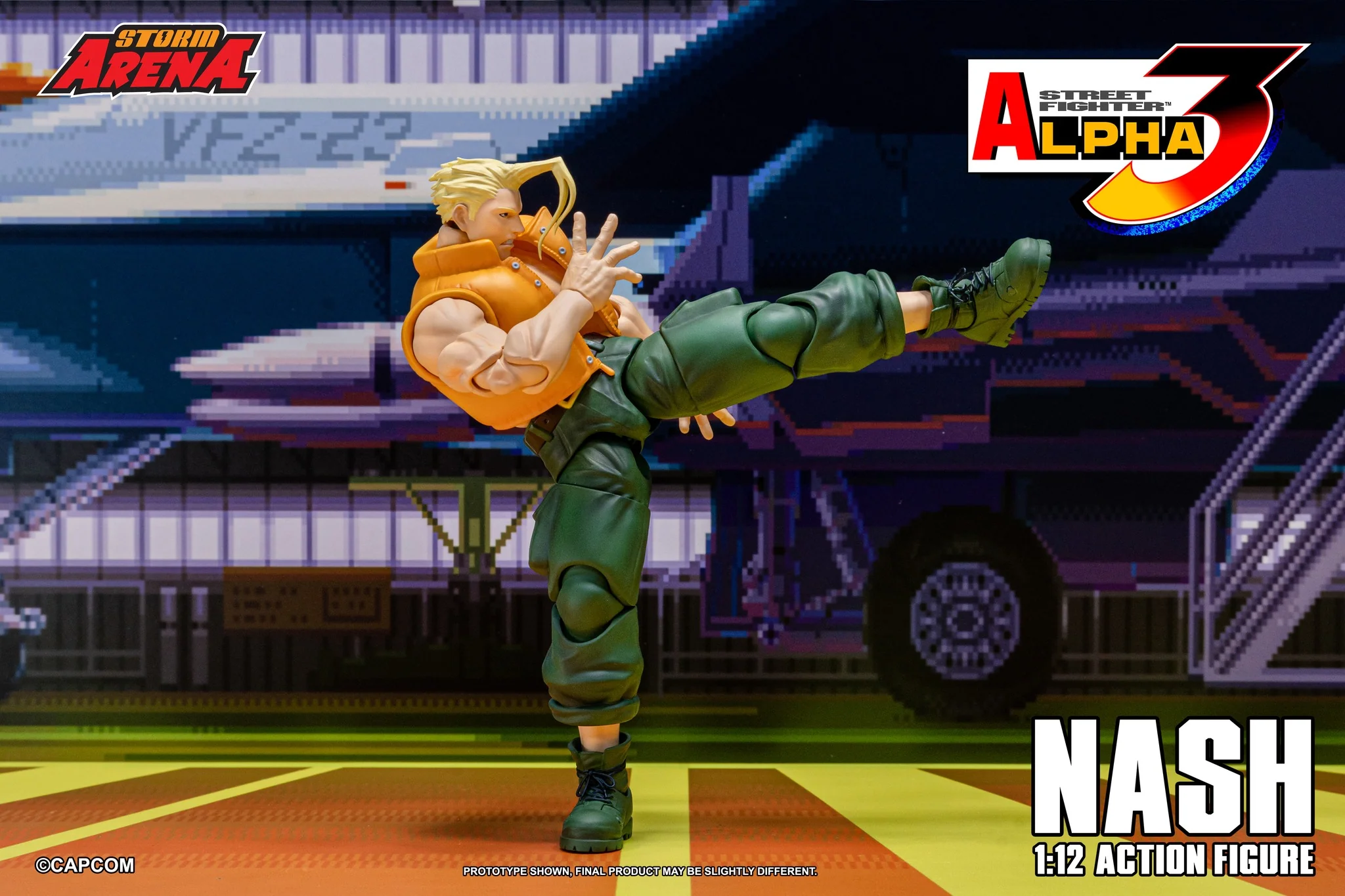 Storm Arena: Street Fighter Alpha 3 - Nash 1/12 Scale Figure EXCLUSIVE - Image 15