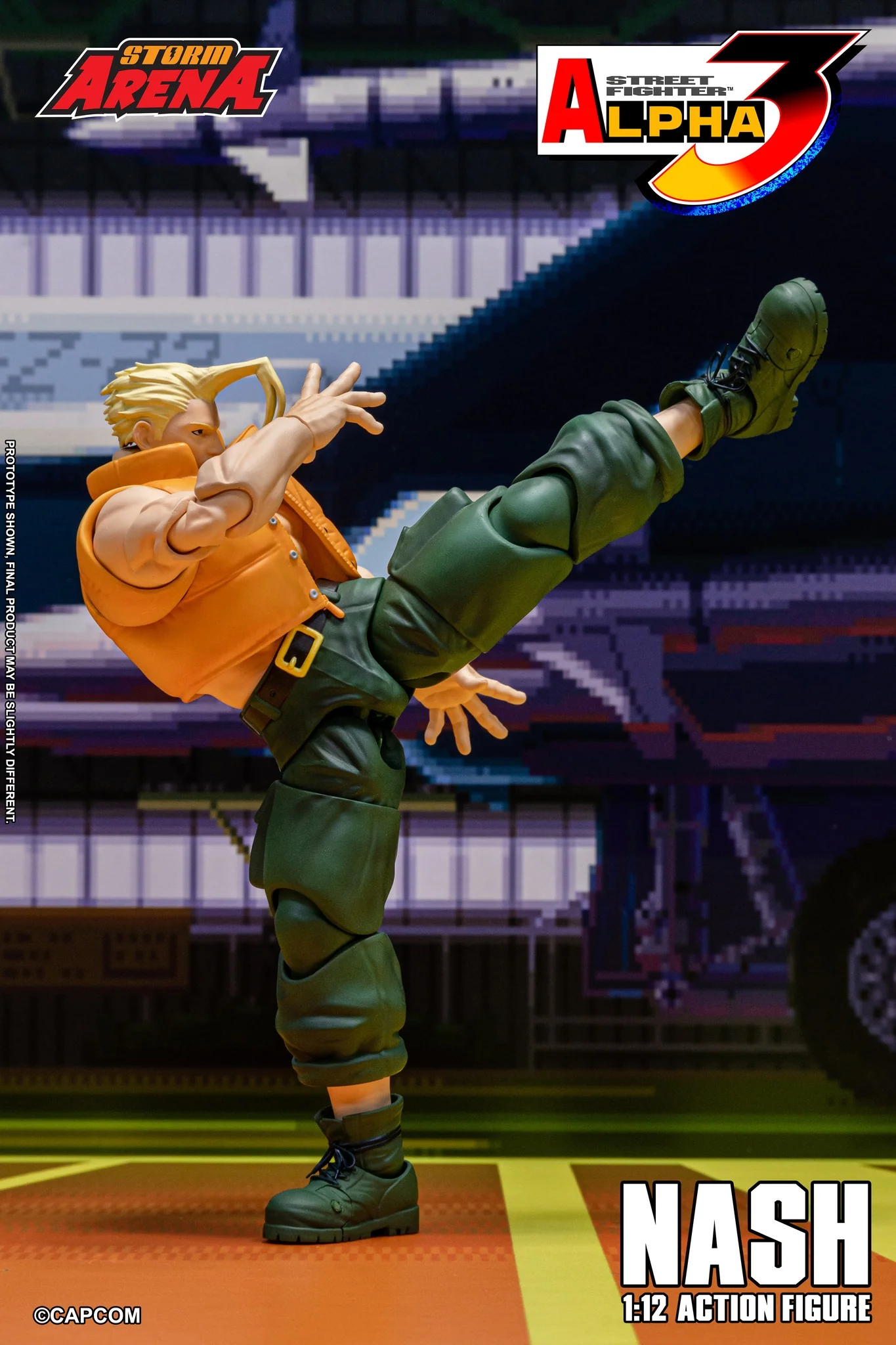 Storm Arena: Street Fighter Alpha 3 - Nash 1/12 Scale Figure EXCLUSIVE - Image 16