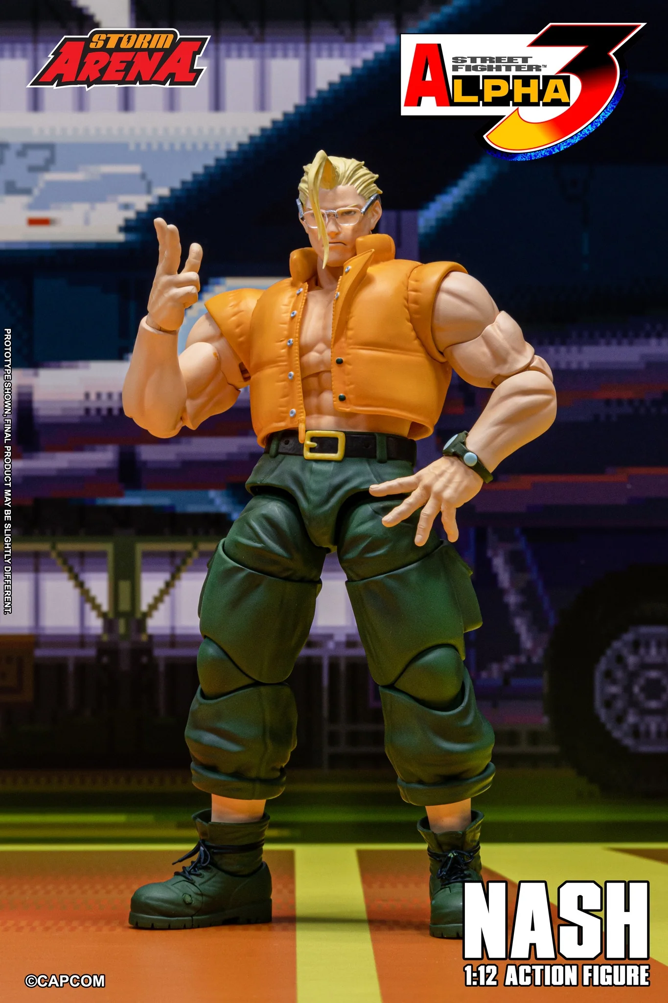 Storm Arena: Street Fighter Alpha 3 - Nash 1/12 Scale Figure EXCLUSIVE - Image 3