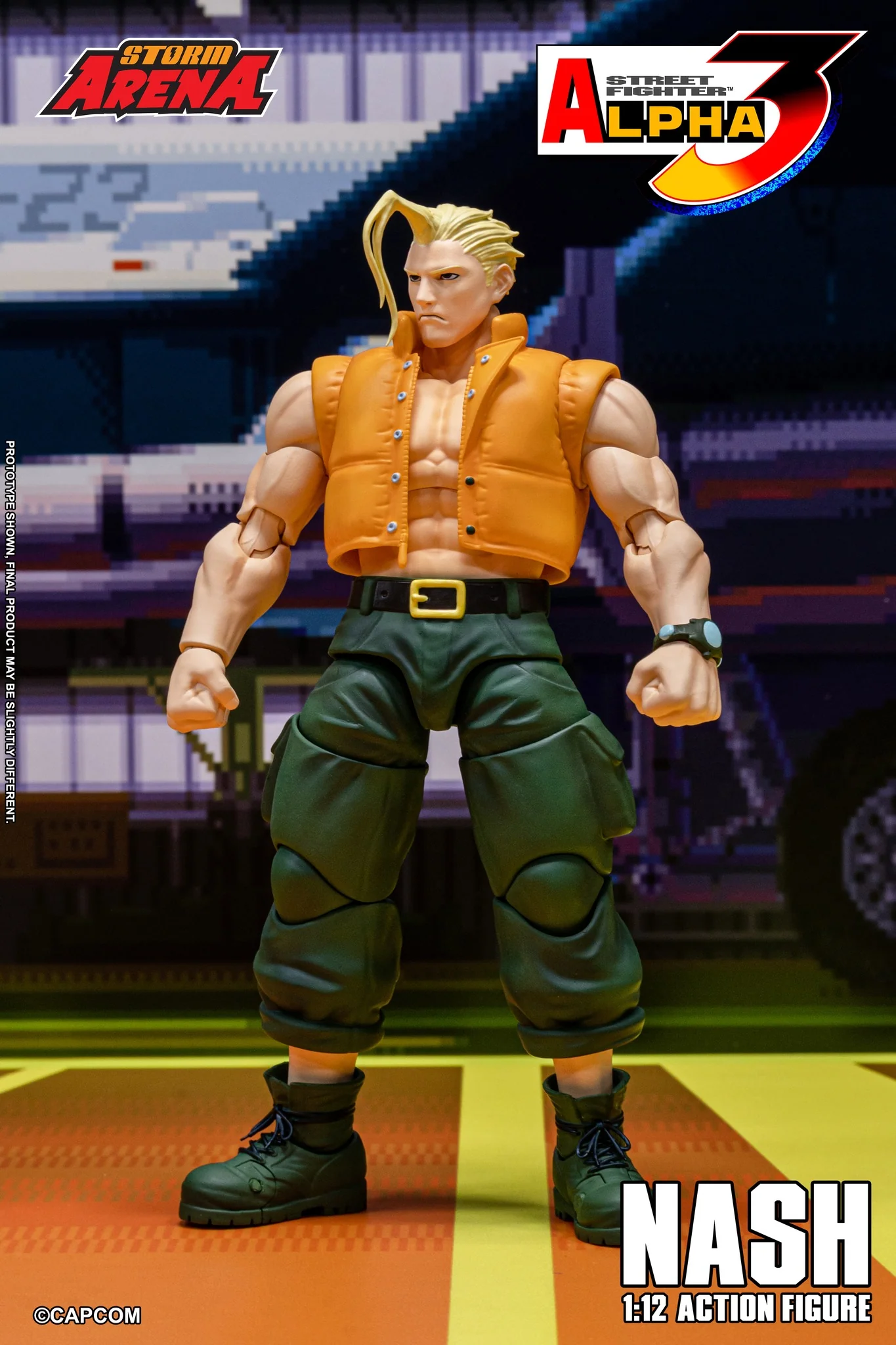 Storm Arena: Street Fighter Alpha 3 - Nash 1/12 Scale Figure EXCLUSIVE - Image 6