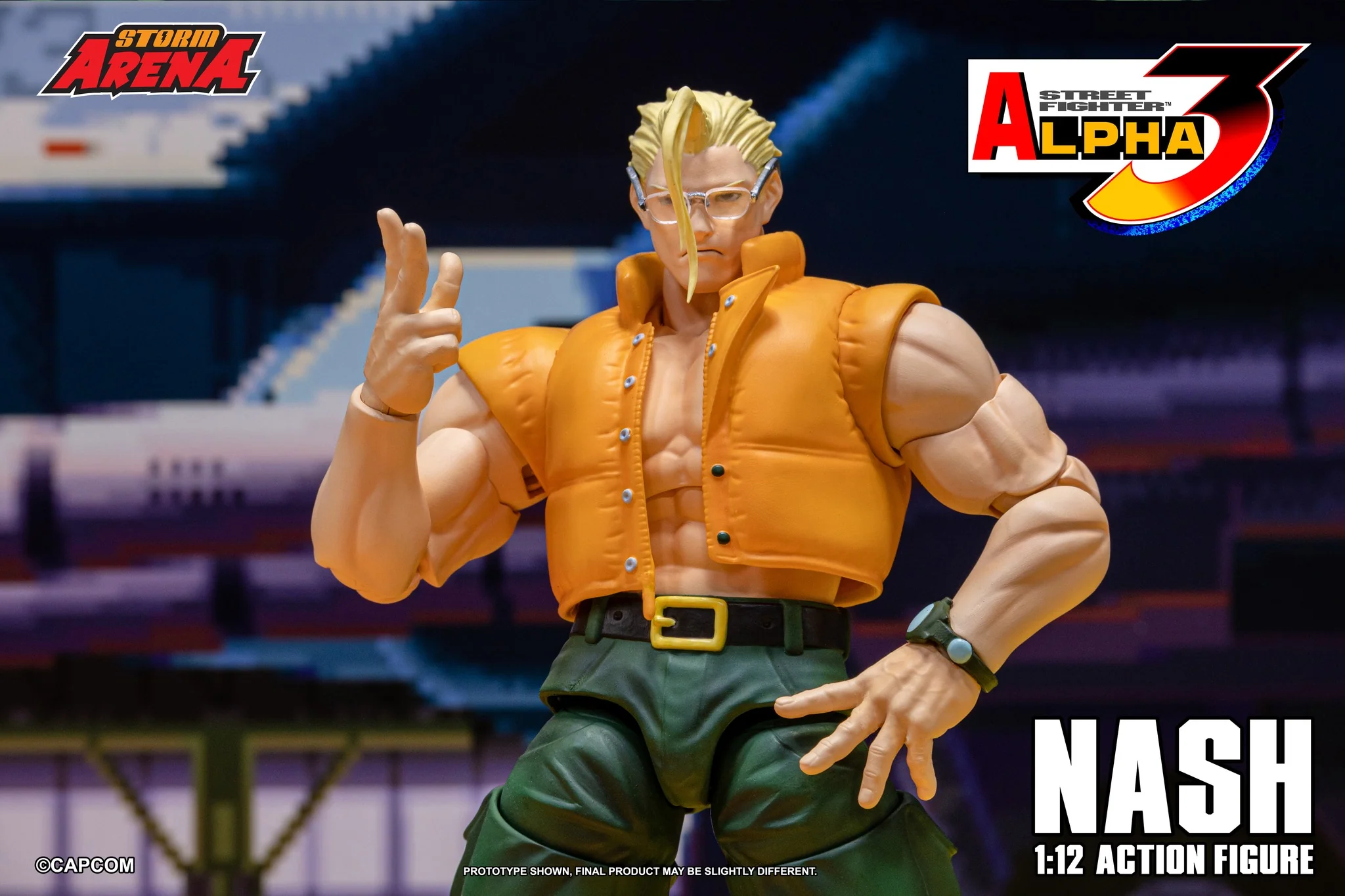 Storm Arena: Street Fighter Alpha 3 - Nash 1/12 Scale Figure EXCLUSIVE - Image 7