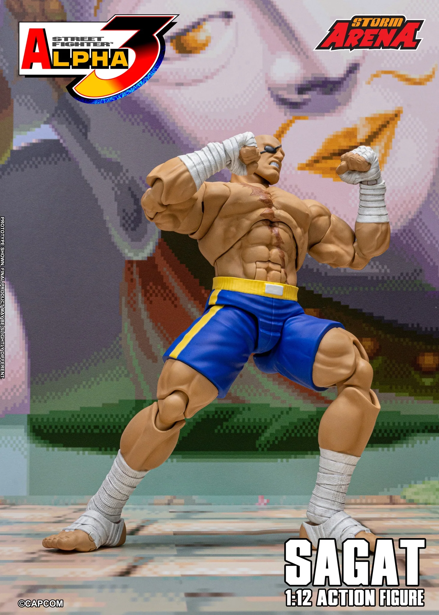 Storm Arena: Street Fighter Alpha 3 - Sagat 1/12 Scale Figure EXCLUSIVE - Image 16