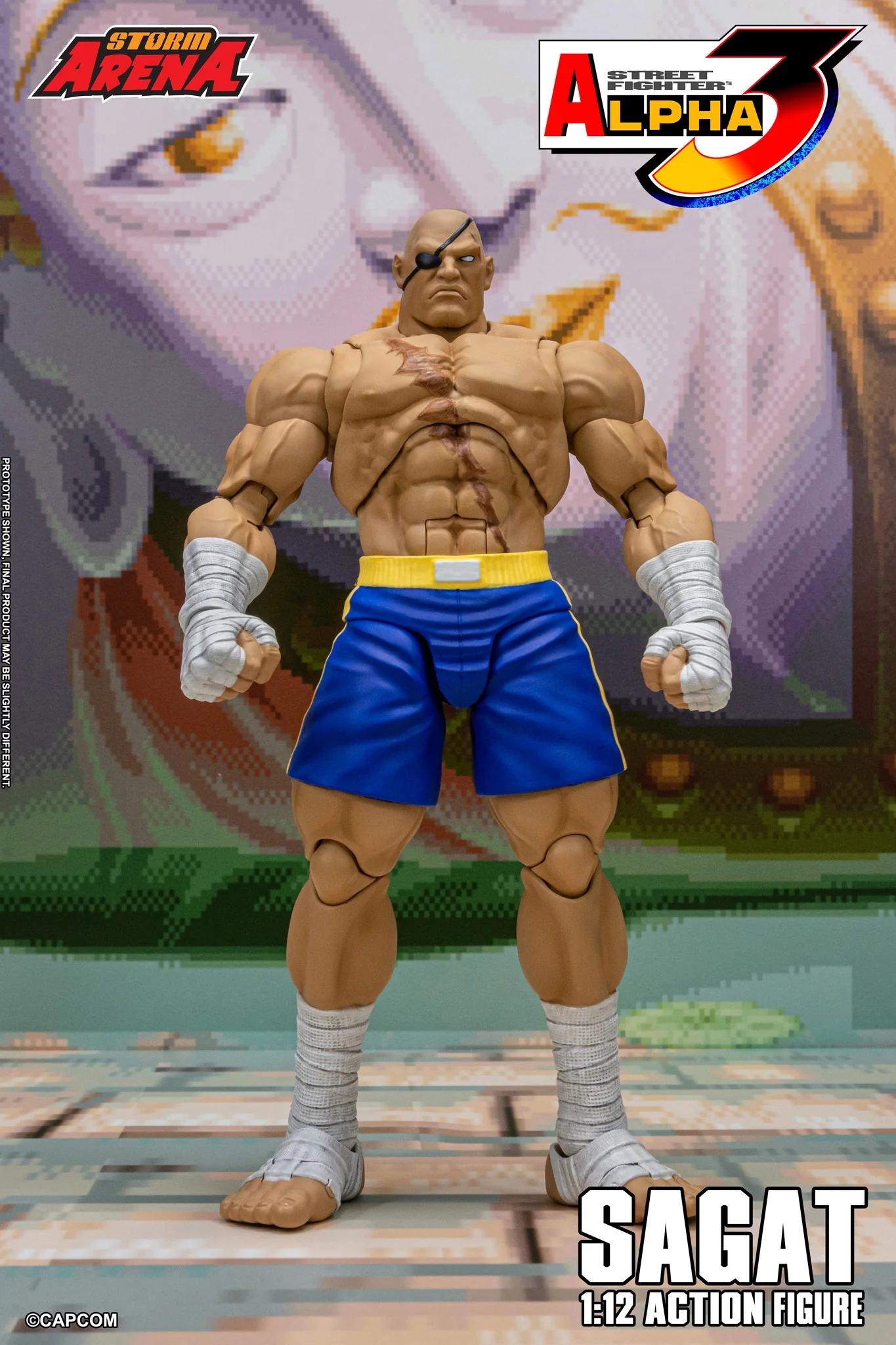 Storm Arena: Street Fighter Alpha 3 - Sagat 1/12 Scale Figure EXCLUSIVE - Image 3