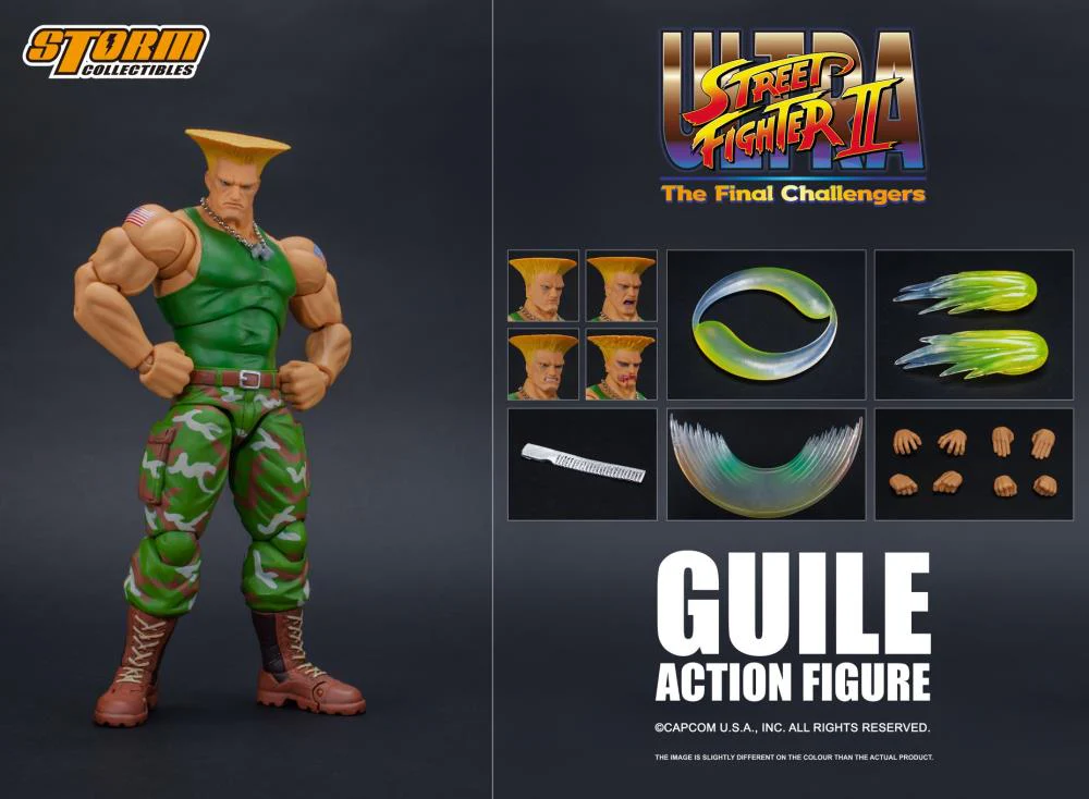 Street Fighter II Guile 1/12 Scale Figure - Image 7