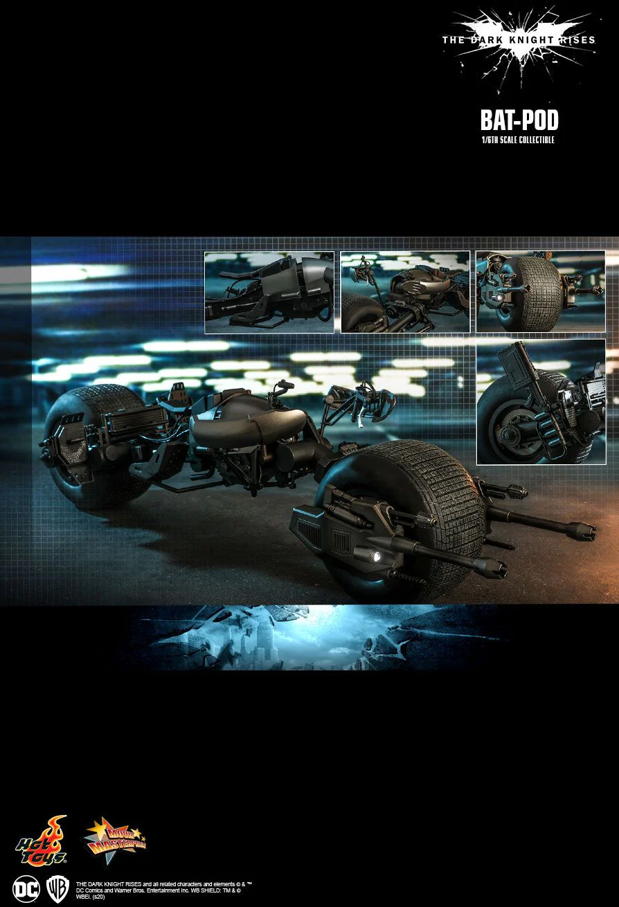 The Dark Knight Rises  - Bat-Pod MMS591 - Image 5