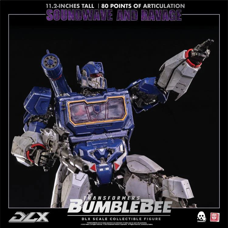 Threezero Transformers: Bumblebee DLX Scale Collectible Series Soundwave and Ravage - Image 10