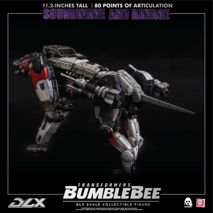 Threezero Transformers: Bumblebee DLX Scale Collectible Series Soundwave and Ravage - Image 16