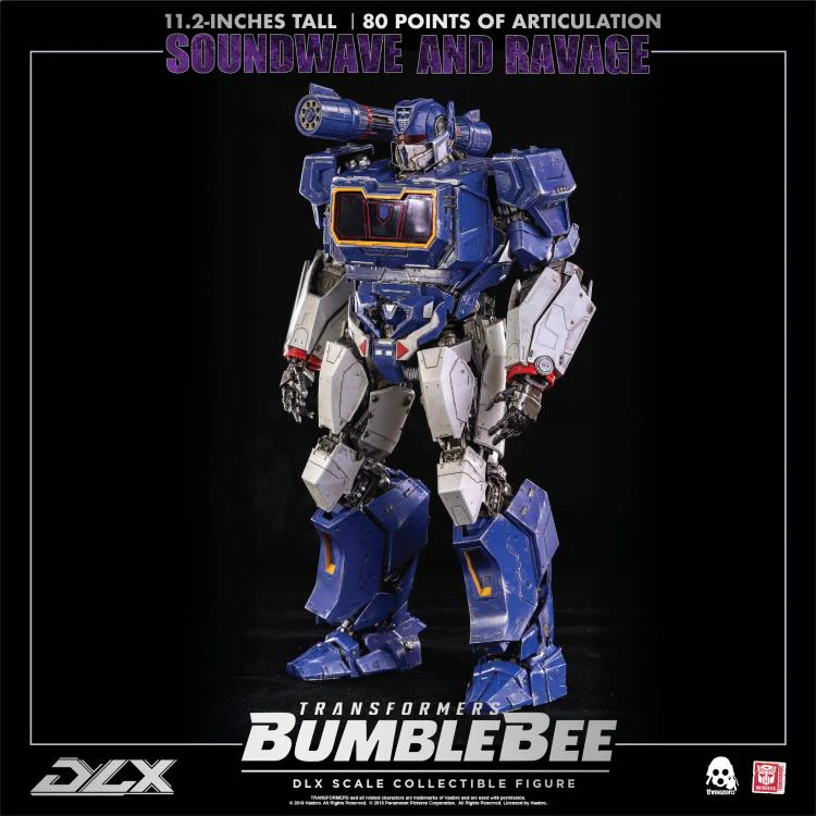 Threezero Transformers: Bumblebee DLX Scale Collectible Series Soundwave and Ravage - Image 2