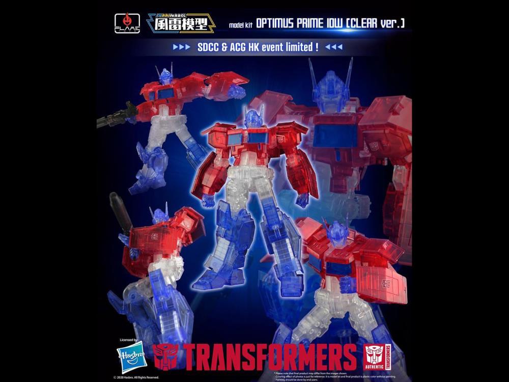 Transformers - Optimus Prime (IDW Clear Ver.) Furai Model Kit - Image 13