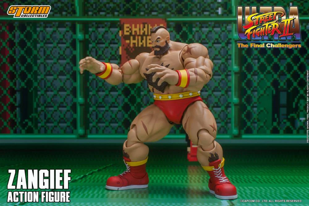 Ultra Street Fighter II: The Final Challengers Zangief 1/12 Scale Figure - Image 6