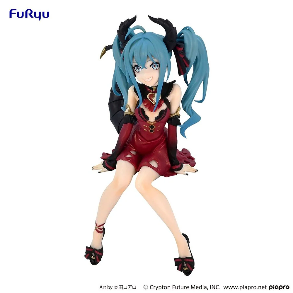 Vocaloid Hatsune Miku (Villain Color Red Variation Ver.) Noodle Stopper Figure - Image 2