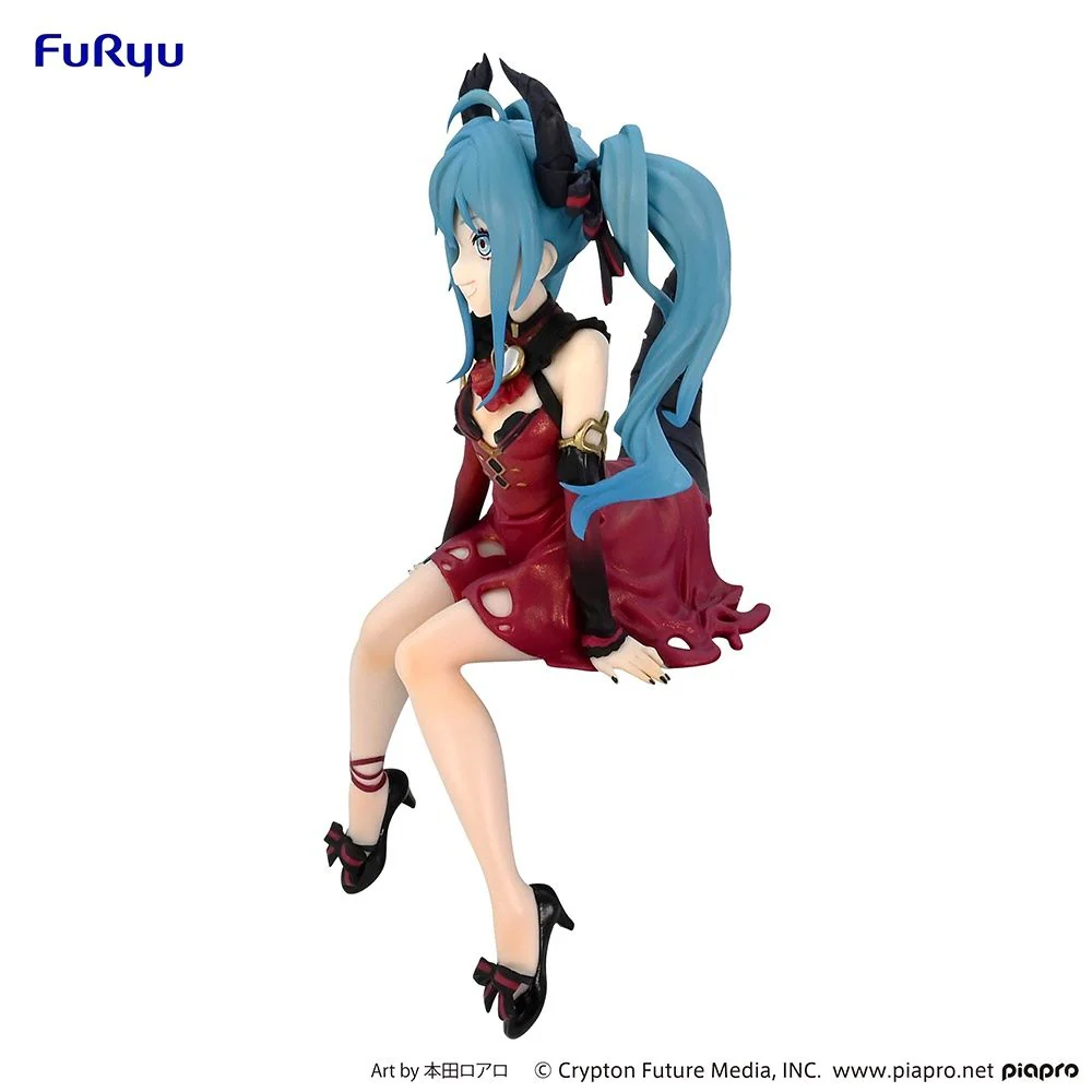 Vocaloid Hatsune Miku (Villain Color Red Variation Ver.) Noodle Stopper Figure - Image 4
