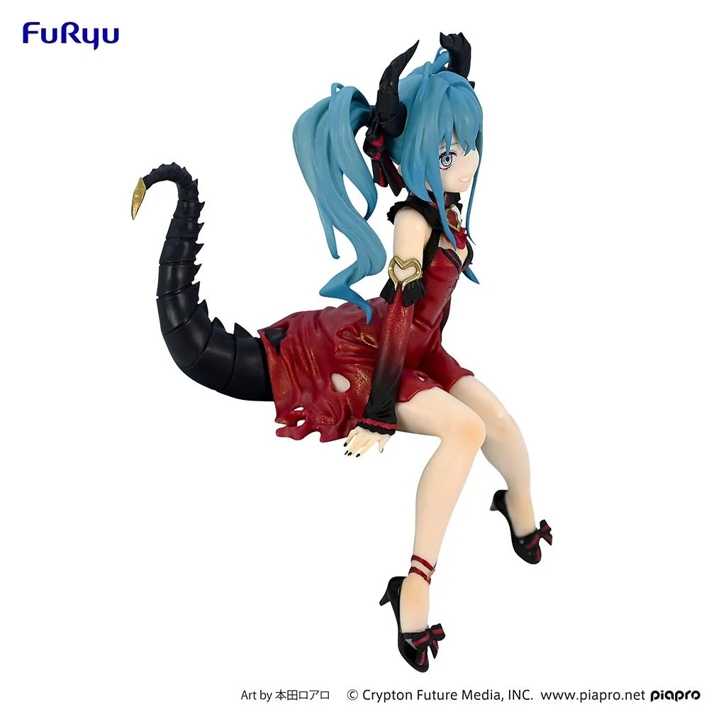 Vocaloid Hatsune Miku (Villain Color Red Variation Ver.) Noodle Stopper Figure - Image 7