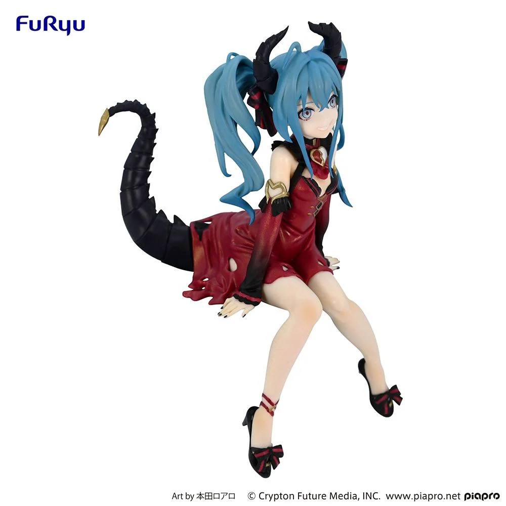 Vocaloid Hatsune Miku (Villain Color Red Variation Ver.) Noodle Stopper Figure - Image 8