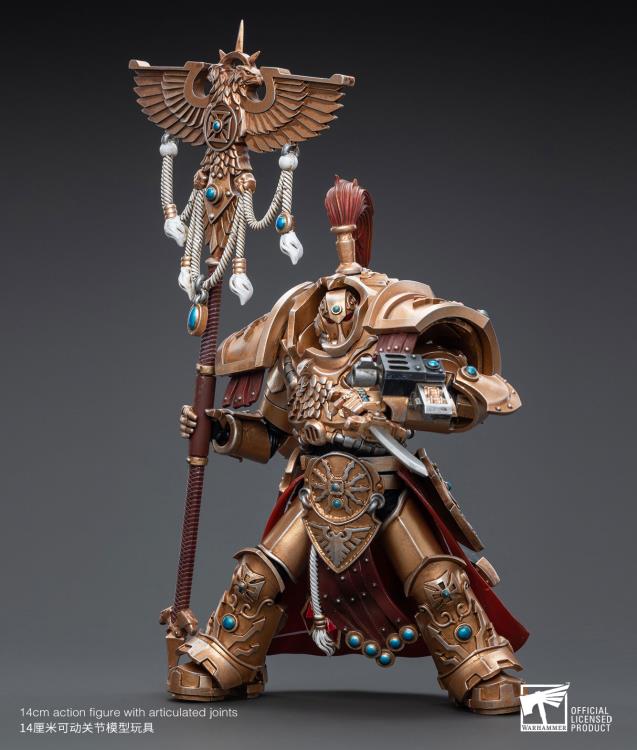 Warhammer 40K Adeptus Custodes Vexilus Praetor in Allarus Terminator Armor Phelam Tolguror 1/18 Scale Figure - Image 4