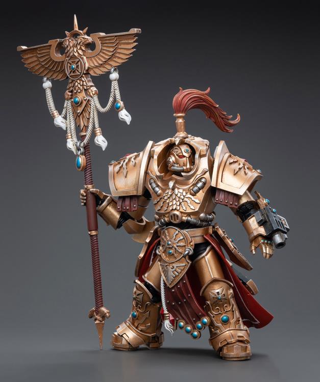 Warhammer 40K Adeptus Custodes Vexilus Praetor in Allarus Terminator Armor Phelam Tolguror 1/18 Scale Figure - Image 5