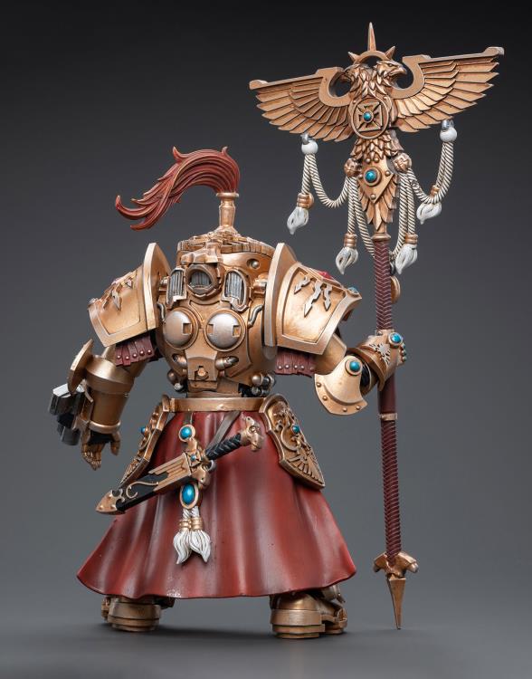 Warhammer 40K Adeptus Custodes Vexilus Praetor in Allarus Terminator Armor Phelam Tolguror 1/18 Scale Figure - Image 6