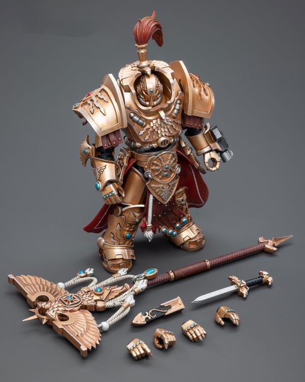 Warhammer 40K Adeptus Custodes Vexilus Praetor in Allarus Terminator Armor Phelam Tolguror 1/18 Scale Figure - Image 7