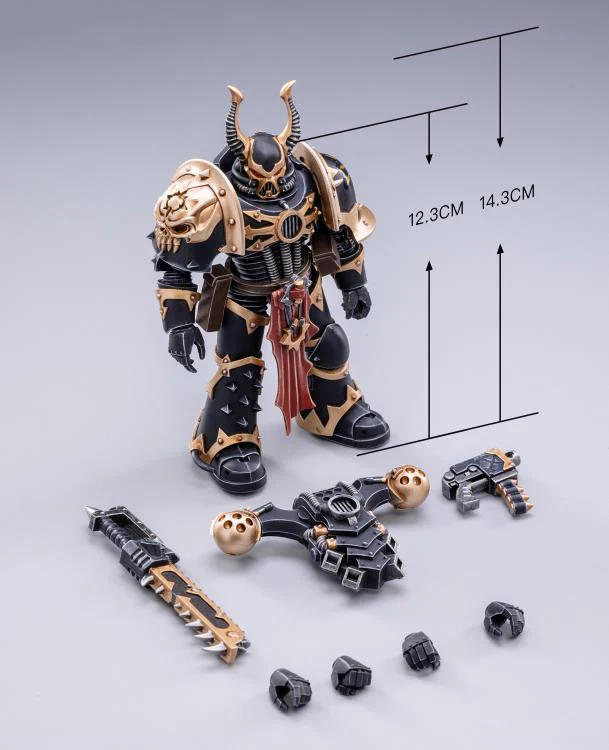 Warhammer 40K Black Legion Brother Talas 1/18 Scale Figure - Image 4