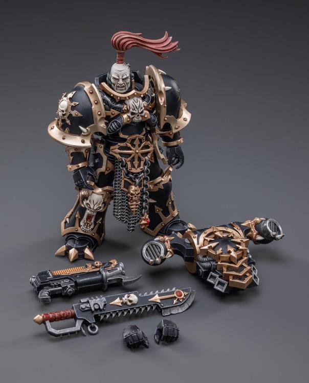 Warhammer 40K Black Legion Havocs Champion Brother Slael 1/18 Scale Figure - Image 5