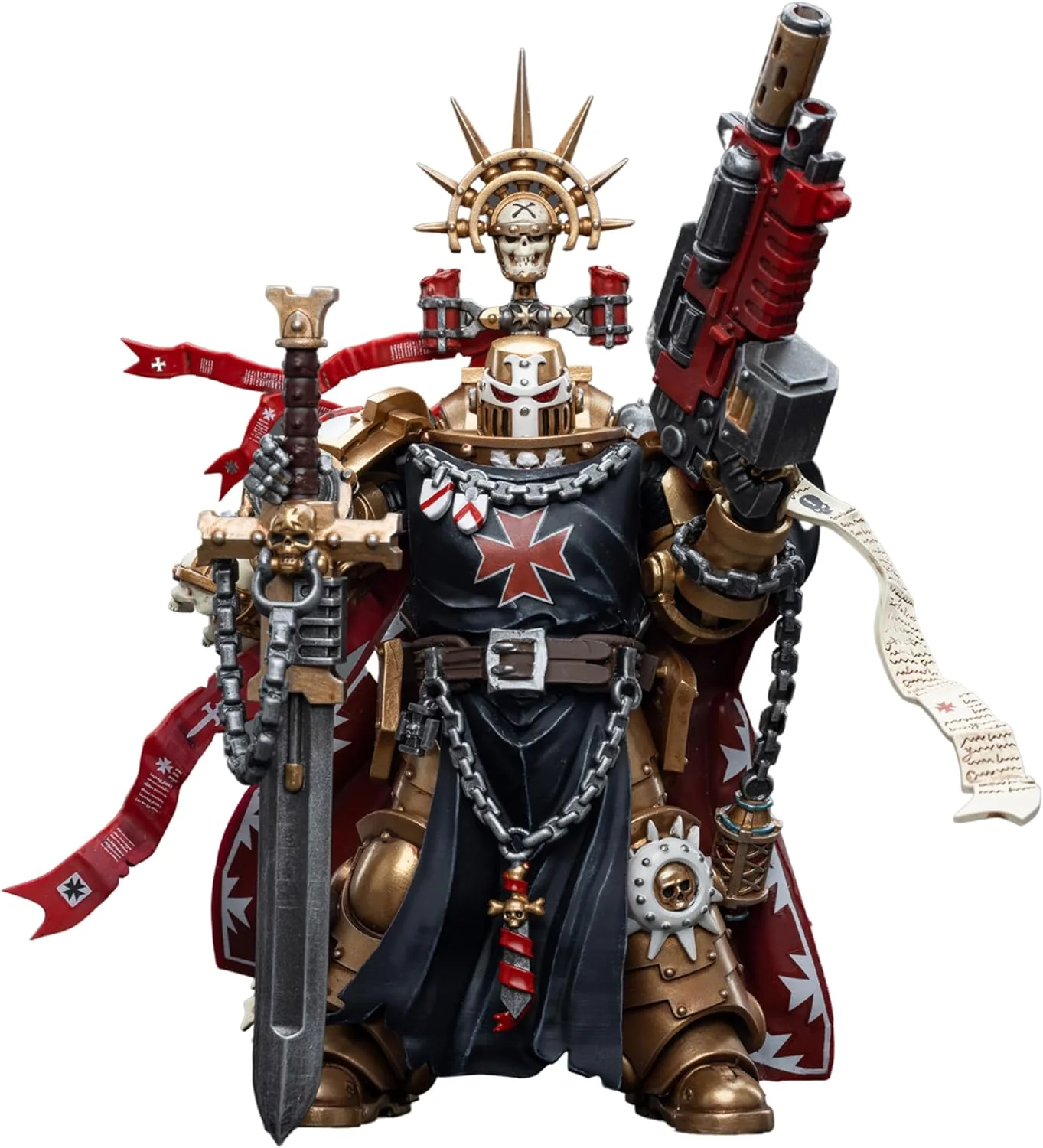 Warhammer 40K Black Templars High Marshal Helbrecht 1/18 Scale Figure - Image 5