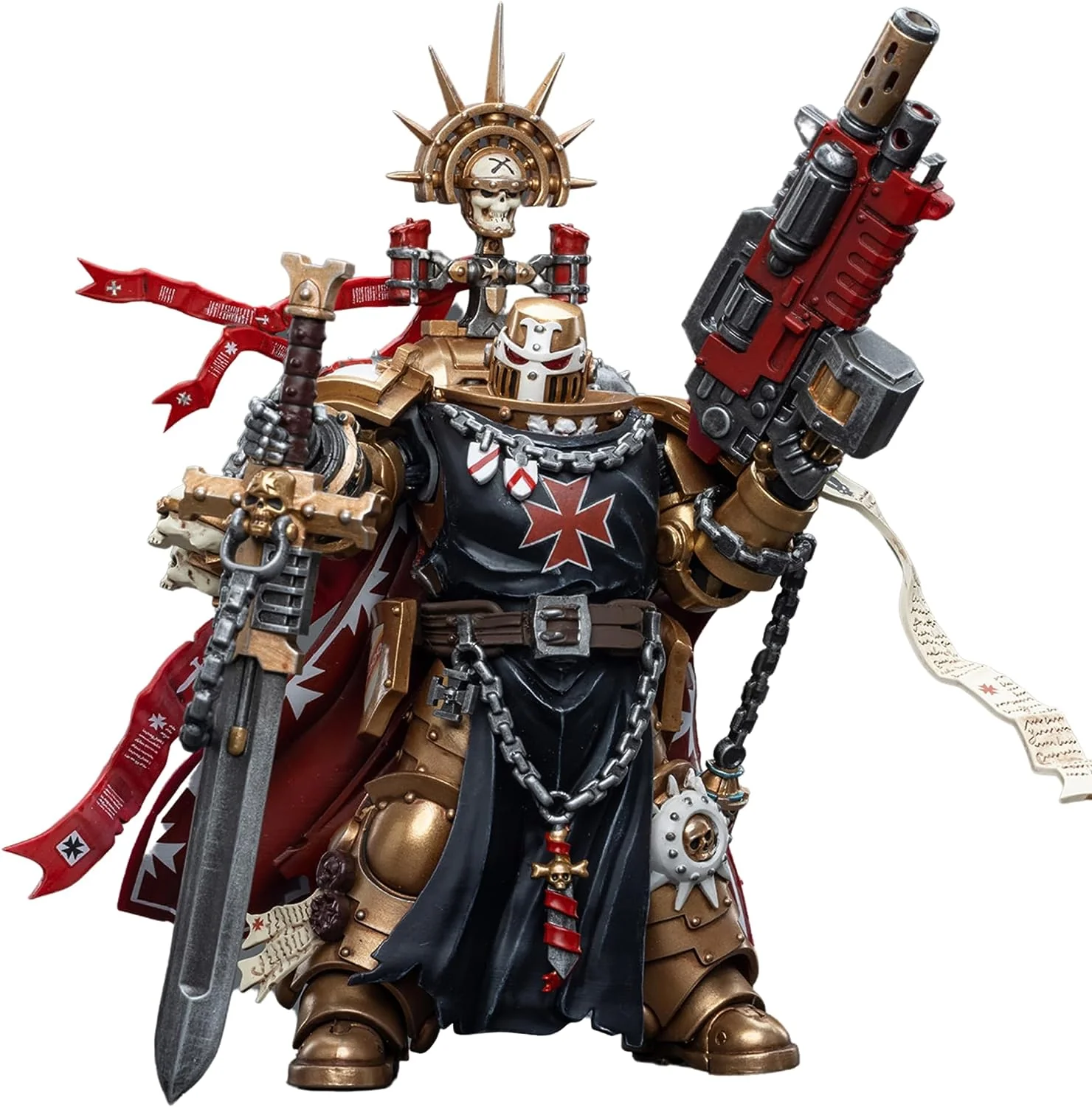 Warhammer 40K Black Templars High Marshal Helbrecht 1/18 Scale Figure - Image 6