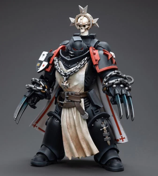 Warhammer 40K Black Templars Primaris Sword Brethren Alberic 1/18 Scale Figure - Image 2