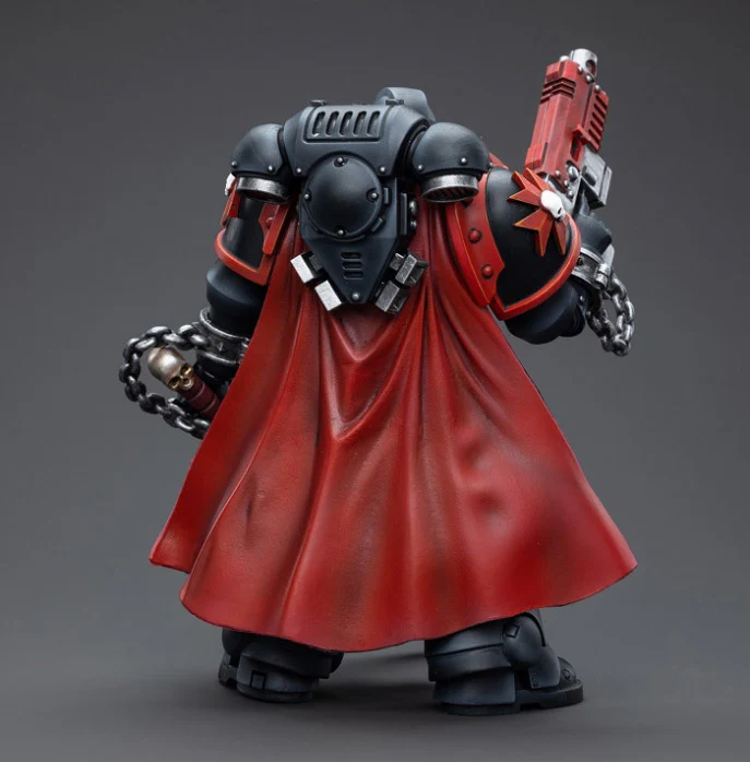 Warhammer 40K Black Templars Primaris Sword Brethren Harmund 1/18 Scale Figure - Image 3