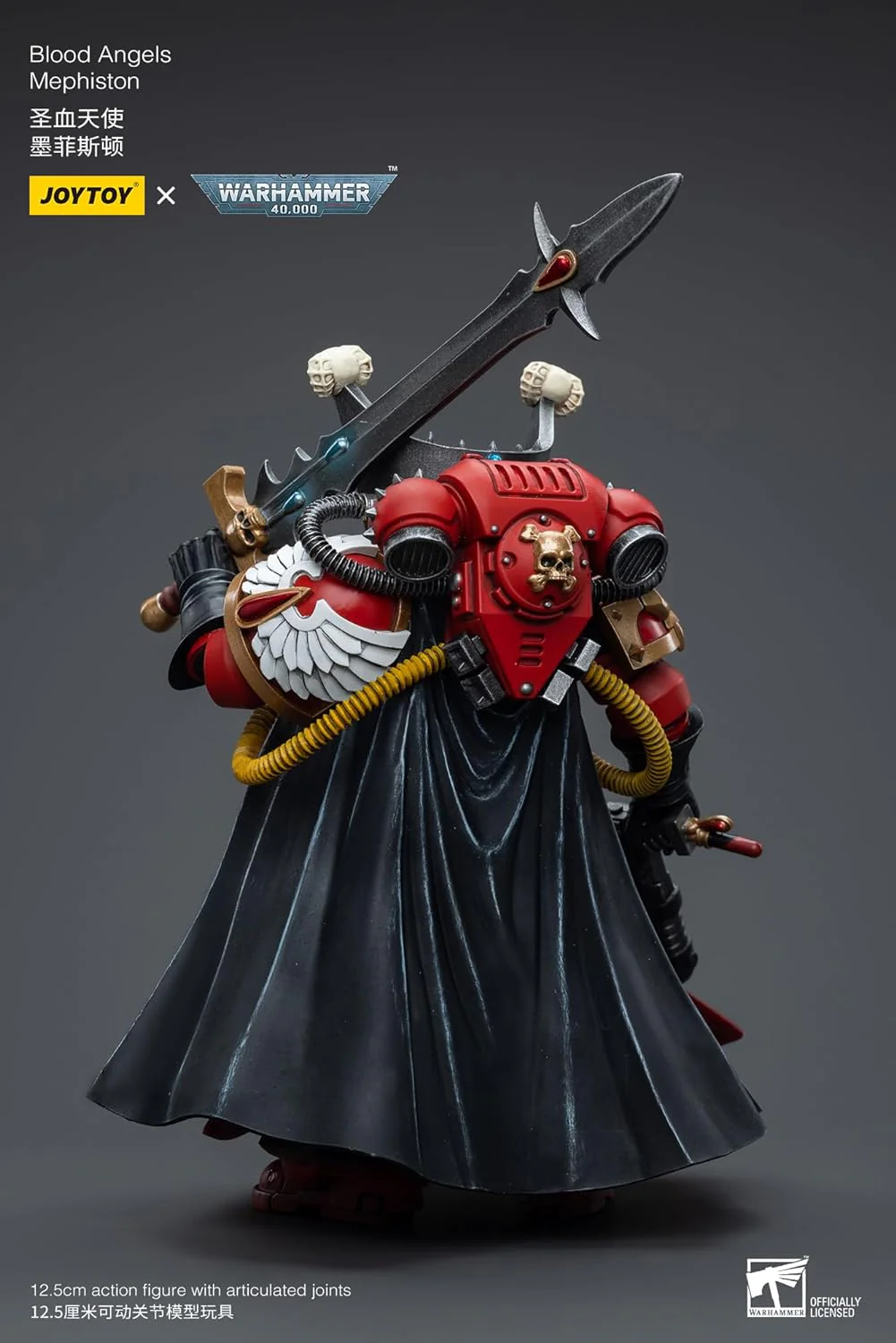 Warhammer 40k Blood Angels Mephiston 1/18 Scale Figure - Image 3