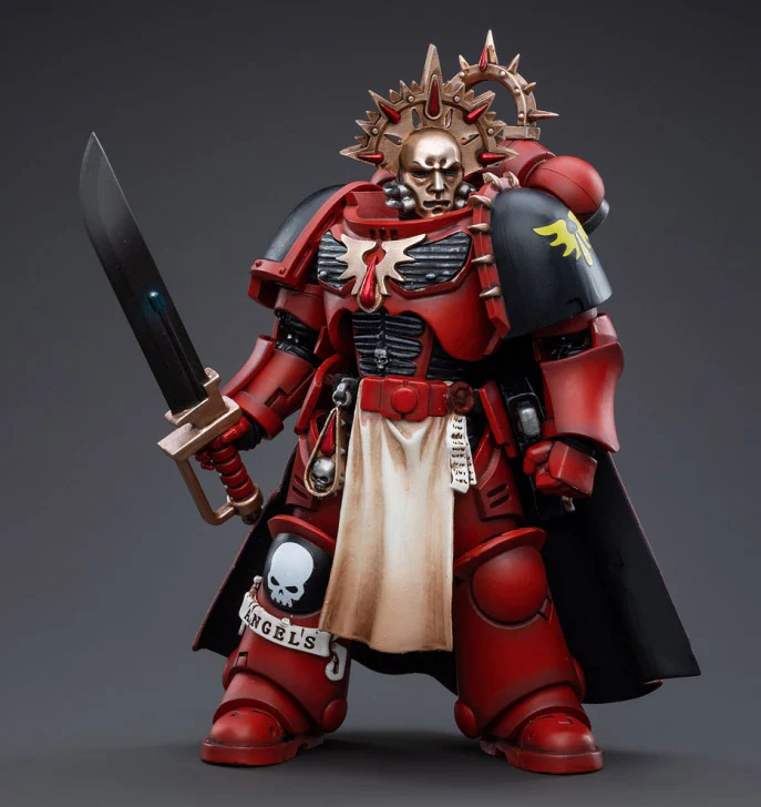 Warhammer 40K Blood Angels Veteran Alberigo 1/18 Scale Figure - Image 5