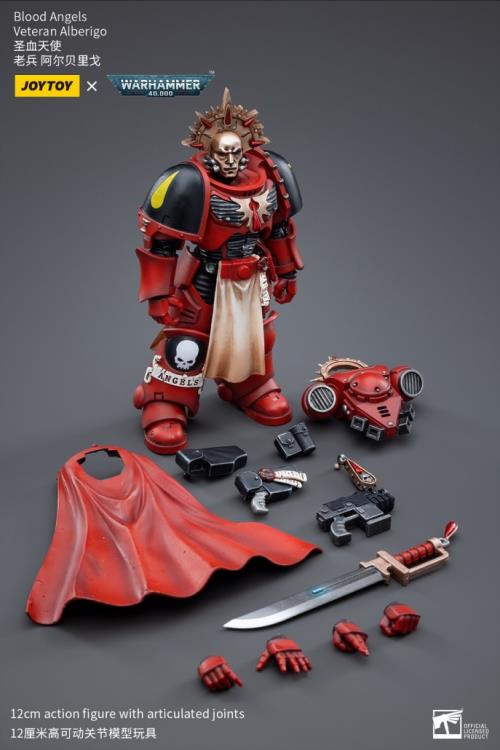 Warhammer 40K Blood Angels Veteran Alberigo 1/18 Scale Figure - Image 7