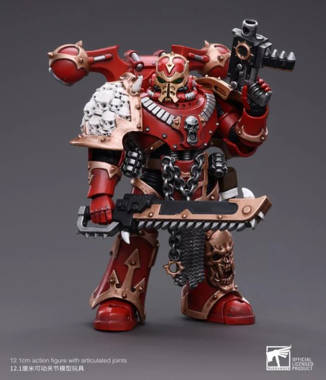 Warhammer 40K Chaos Space Marines Crimson Slaughter Brother Maganar 1/18 Scale Figure - Image 2