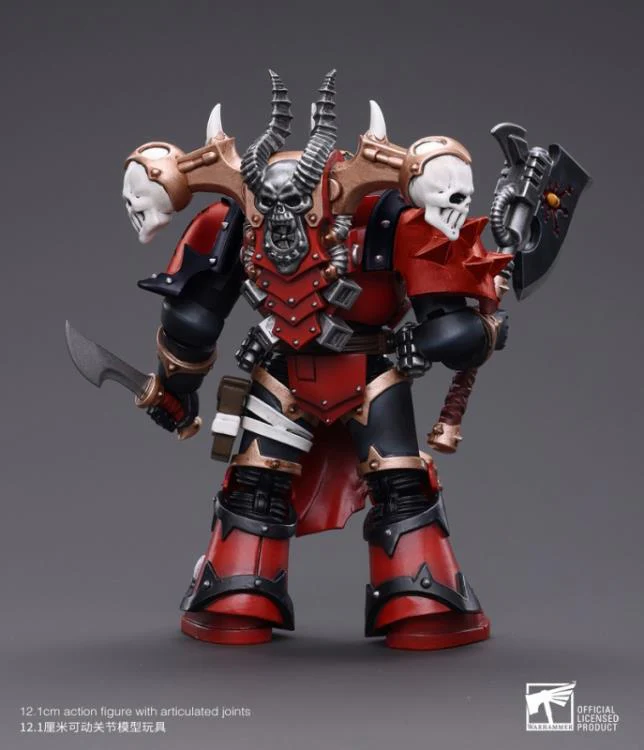 Warhammer 40K Chaos Space Marines Red Corsairs Exalted Champion Gotor the Blade 1/18 Scale Figure - Image 3