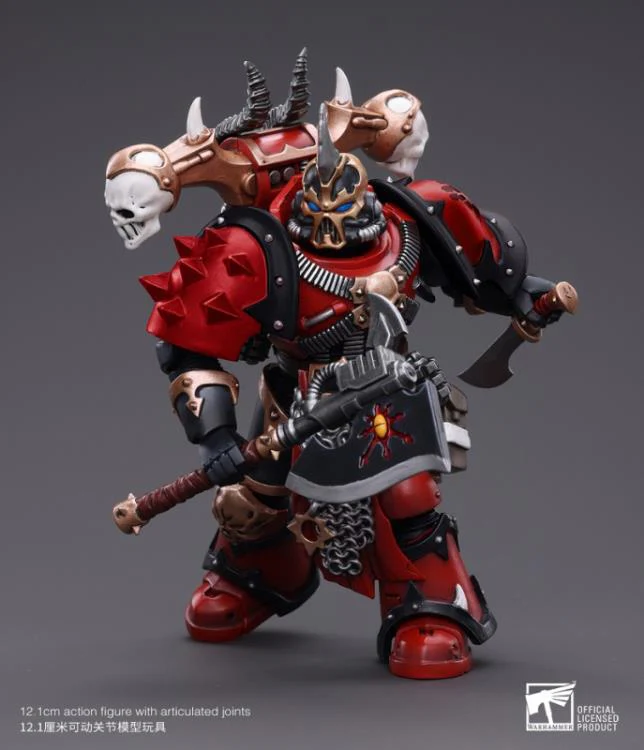 Warhammer 40K Chaos Space Marines Red Corsairs Exalted Champion Gotor the Blade 1/18 Scale Figure - Image 4