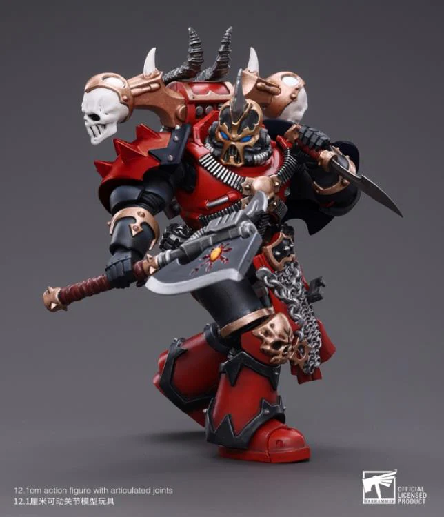 Warhammer 40K Chaos Space Marines Red Corsairs Exalted Champion Gotor the Blade 1/18 Scale Figure - Image 5