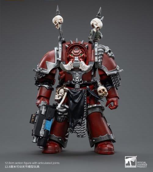 Warhammer 40k Chaos Space Marines Word Bearers Chaos Terminator Garchak Vash 1/18 Scale Figure