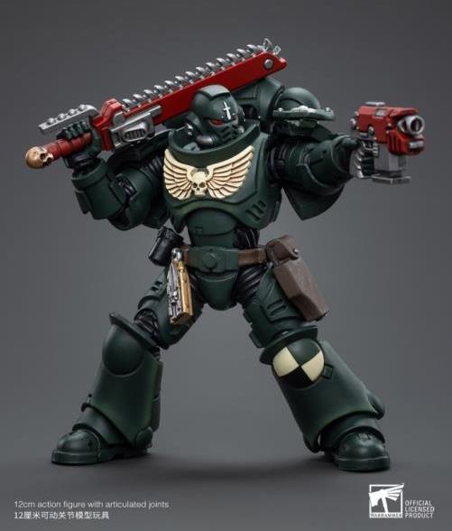 Warhammer 40K Dark Angels Intercessors Sergeant Rakiel 1/18 Scale Figure - Image 6