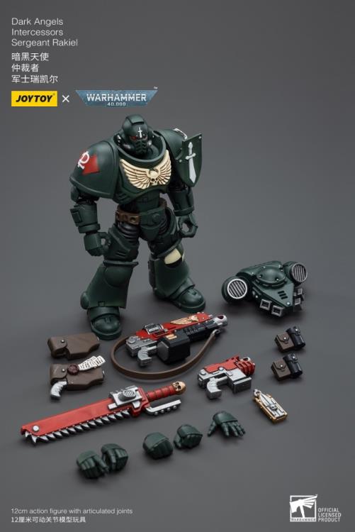 Warhammer 40K Dark Angels Intercessors Sergeant Rakiel 1/18 Scale Figure - Image 8