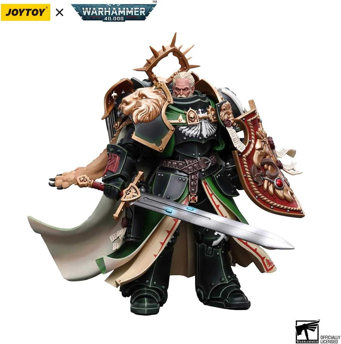 Warhammer 40k Dark Angels Primarch Lion El'Jonson 1/18 Scale Action Figure - Image 4