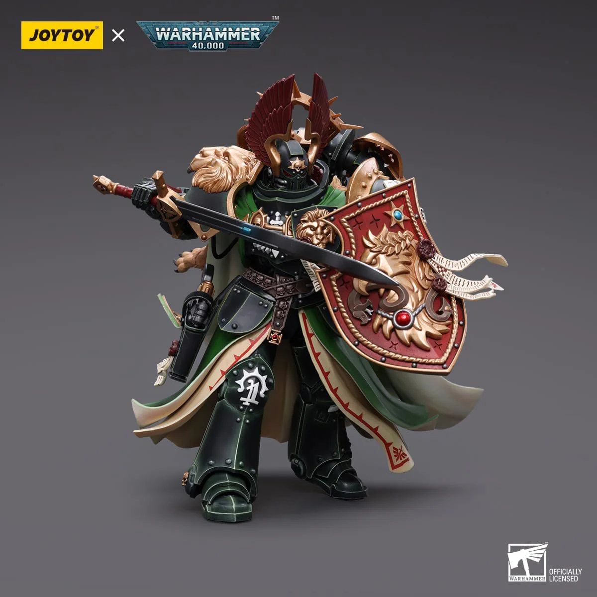 Warhammer 40k Dark Angels Primarch Lion El'Jonson 1/18 Scale Action Figure - Image 6