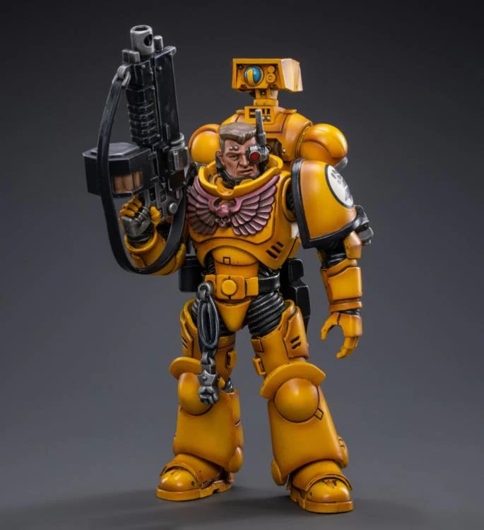Warhammer 40K Imperial Fists Intercessors Brother Marine 1/18 Scale Figure - Image 3