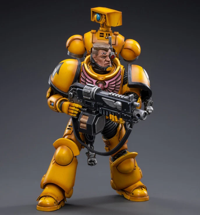 Warhammer 40K Imperial Fists Intercessors Brother Marine 1/18 Scale Figure - Image 4