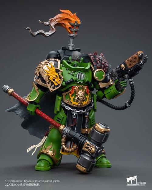 Warhammer 40k Salamanders Captain Adrax Agatone 1/18 Scale Figure - Image 3