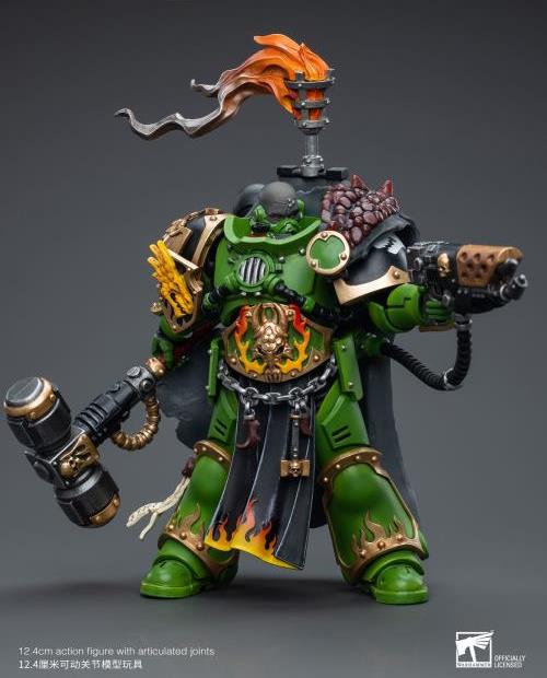 Warhammer 40k Salamanders Captain Adrax Agatone 1/18 Scale Figure - Image 5